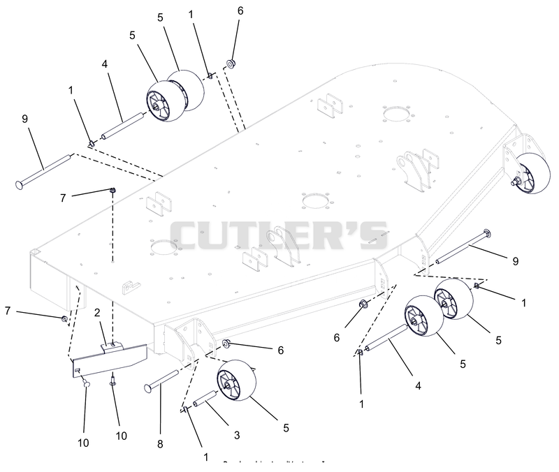 Anti-Scalp Wheels And Baffles - 60"