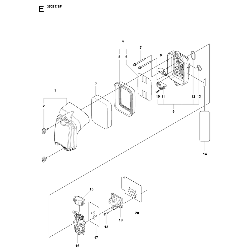 CARBURETOR AND AIR FILTER