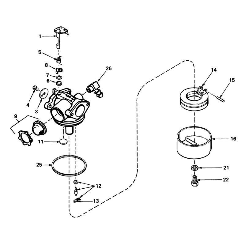Carburetor No 632050