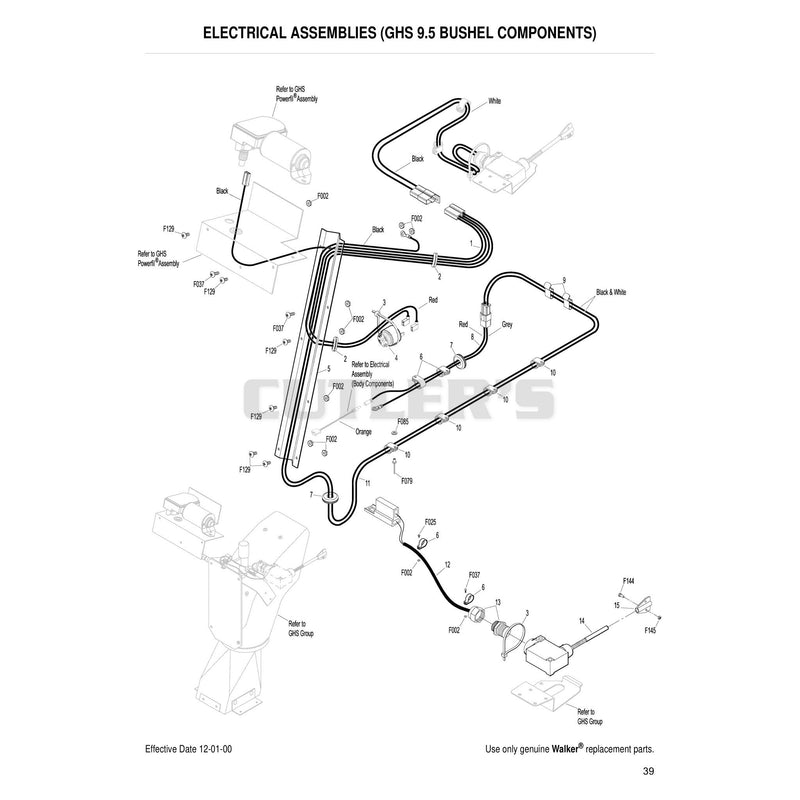 Electrical Assemblies GHS 9.5 Bushel Components