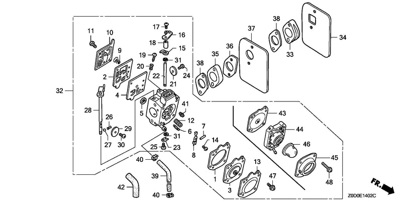 CARBURETOR (RAMMER       FLOATLESS)