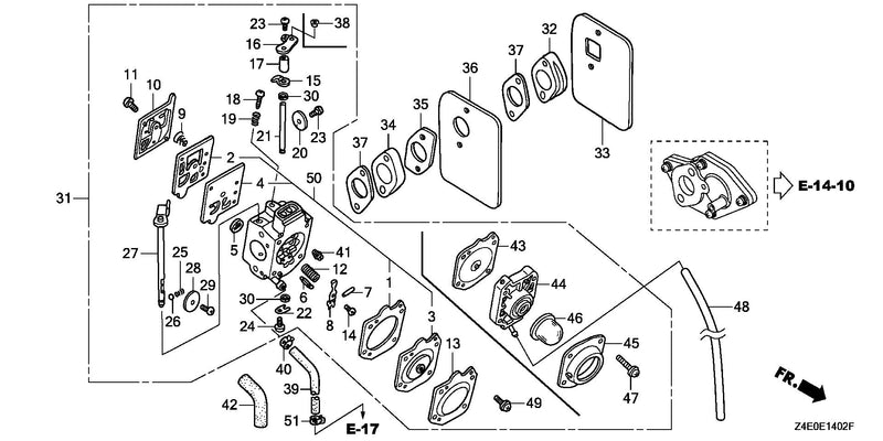CARBURETOR (RAMMER       FLOATLESS)