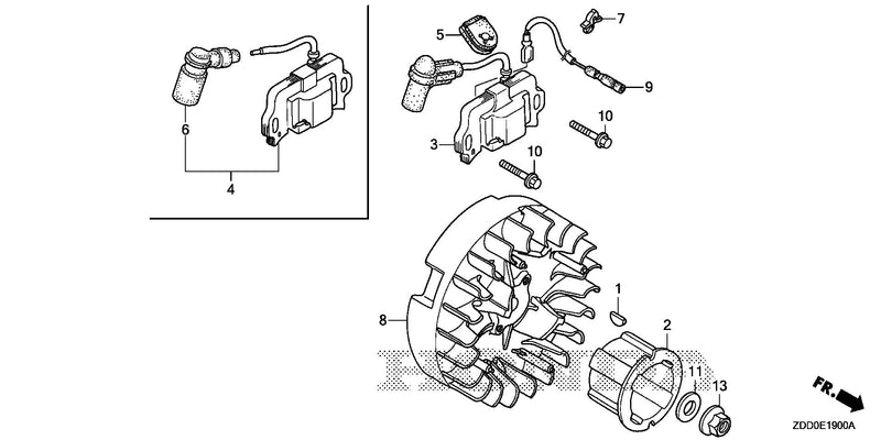 FLYWHEEL@IGNITION COIL   (1)