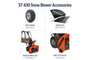 Husqvarna 970529601 ST430 30-in 420-cc EFI Two Stage Gas Snow Thrower