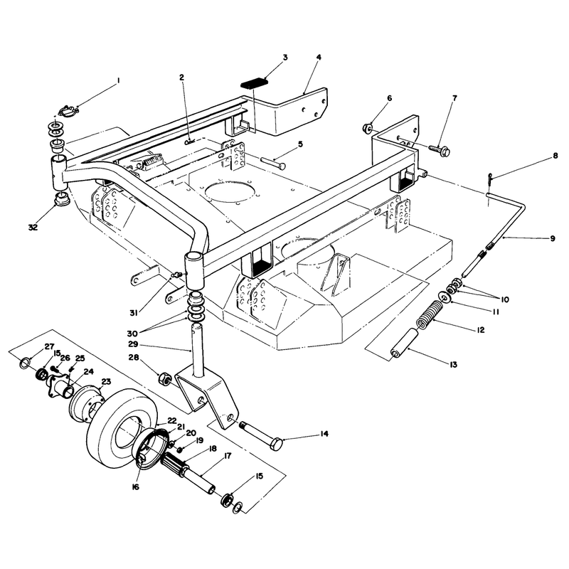 36 Inch Carrier Frame Model No 30136