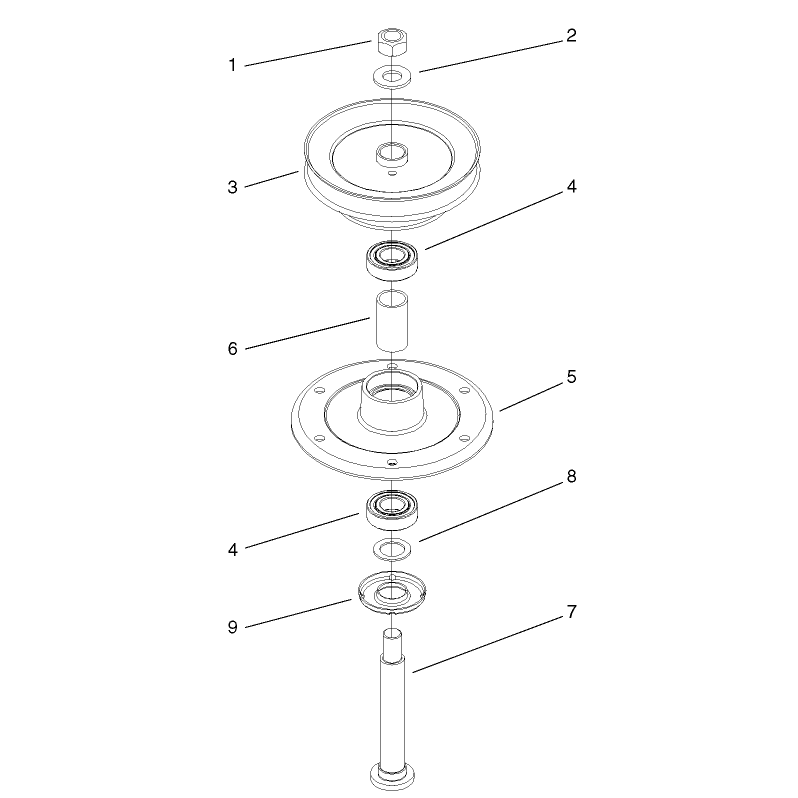 Spindle Housing Assembly No 104-6315