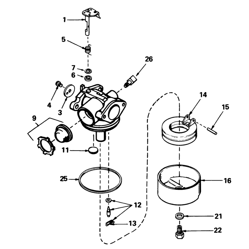 Carburetor No 632098