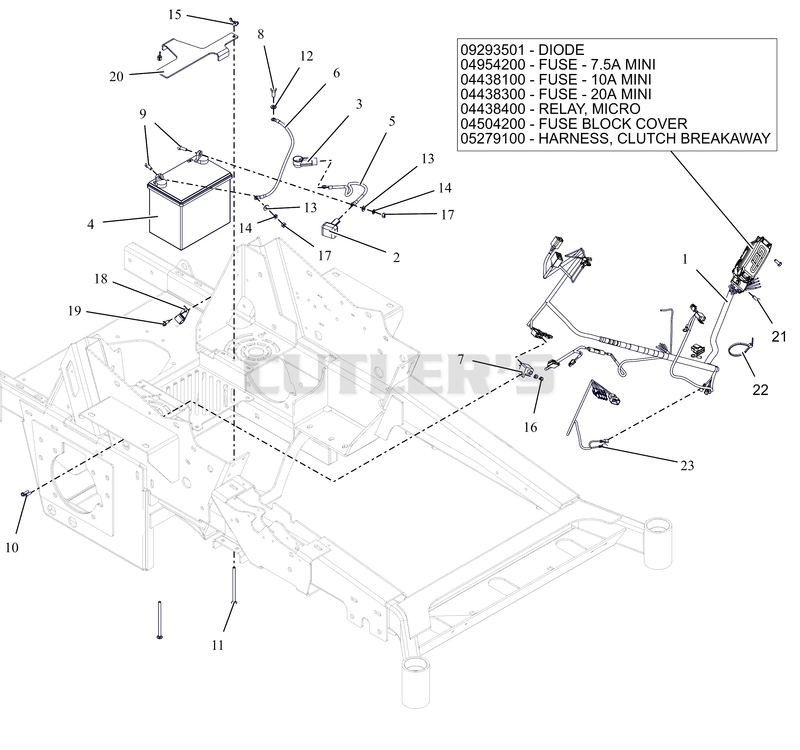 Electrical - Kawasaki - Non-EFI with Air Ride Seat