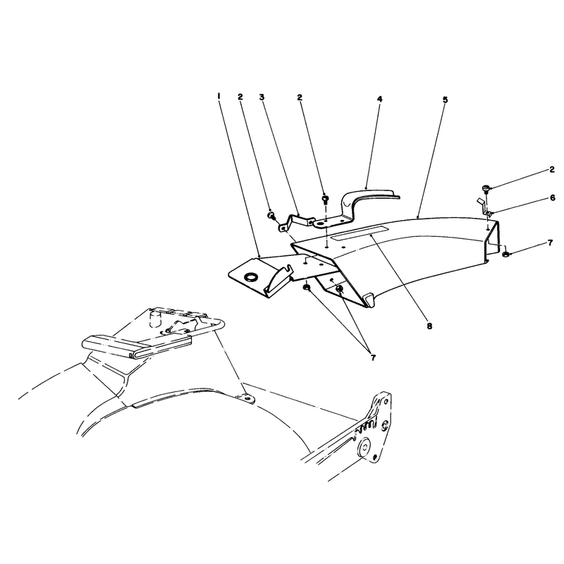 Side Discharge Chute Model No 59108 Optional
