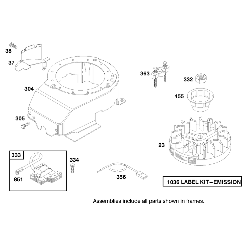 Engine Briggs and Stratton Model 12h802-1758-E1