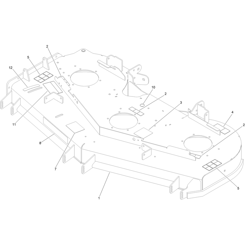 Deck Decal Assembly No. 136-8639