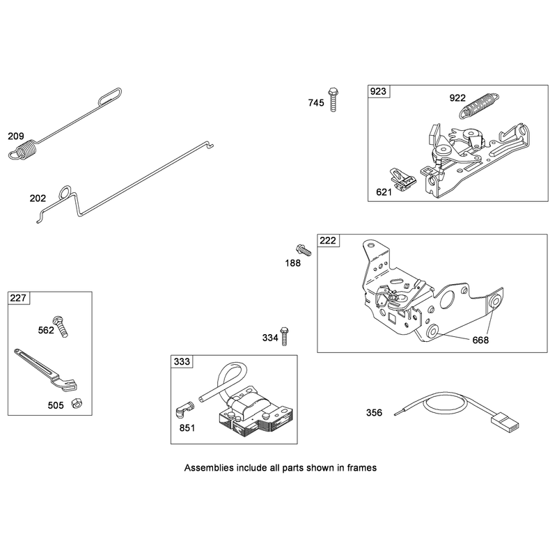 Governor Assembly Briggs and Stratton 124T02-0161-B1