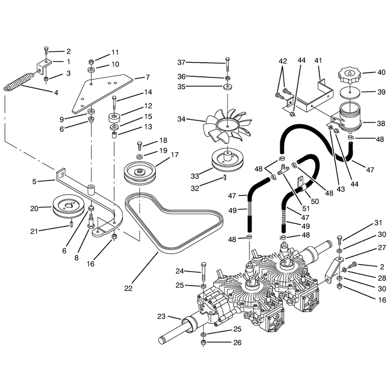 Transmission and Drive System Assembly
