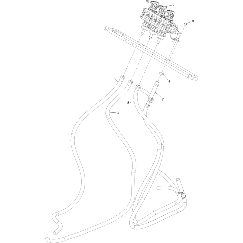 Control Valve Manifold and Hose Assembly