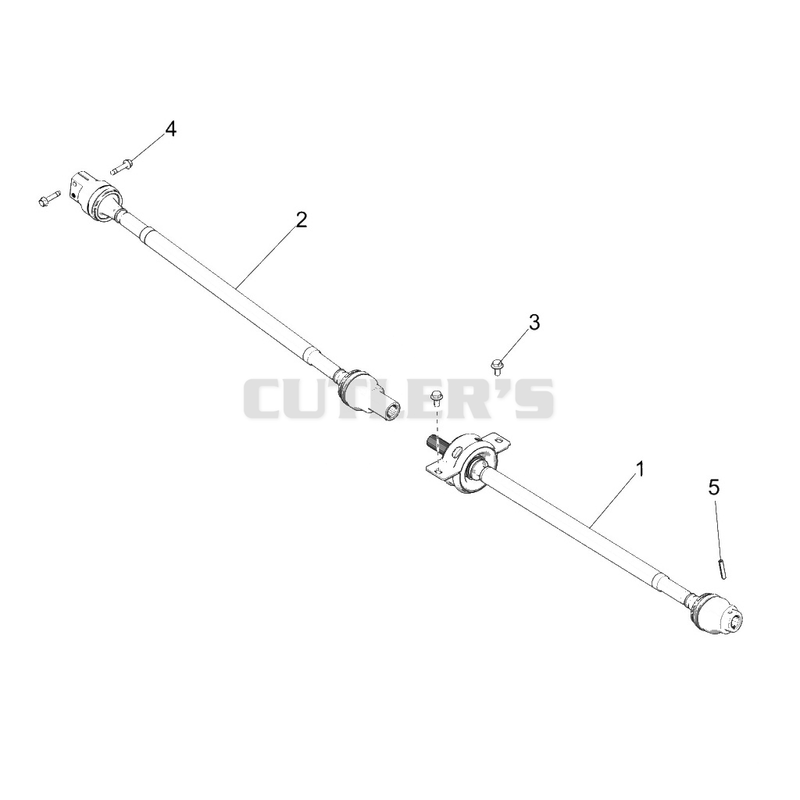 Drive Train, Front Prop Shaft