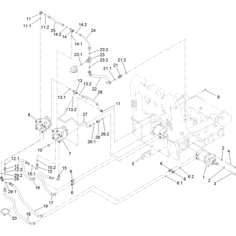 Traction Hydraulic Assembly