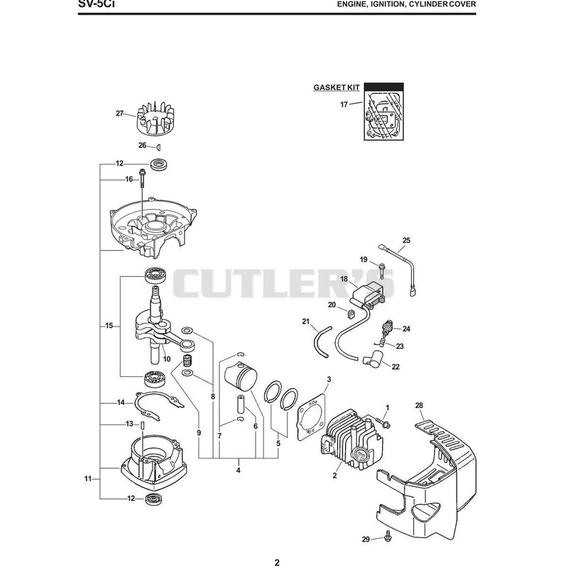 Engine, Ignition, Cylinder Cover
