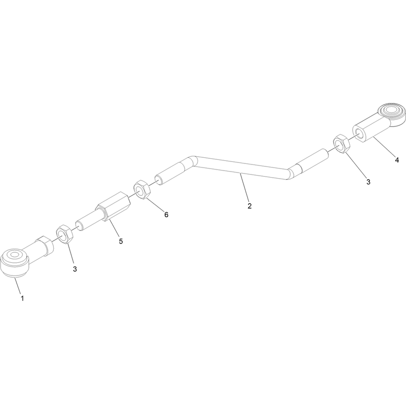 Front Linkage Rod Assembly No 142-8447