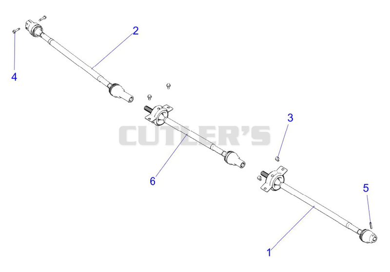 Drive Train, Front Prop Shaft