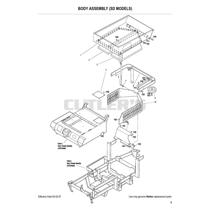Body Assembly SD Models