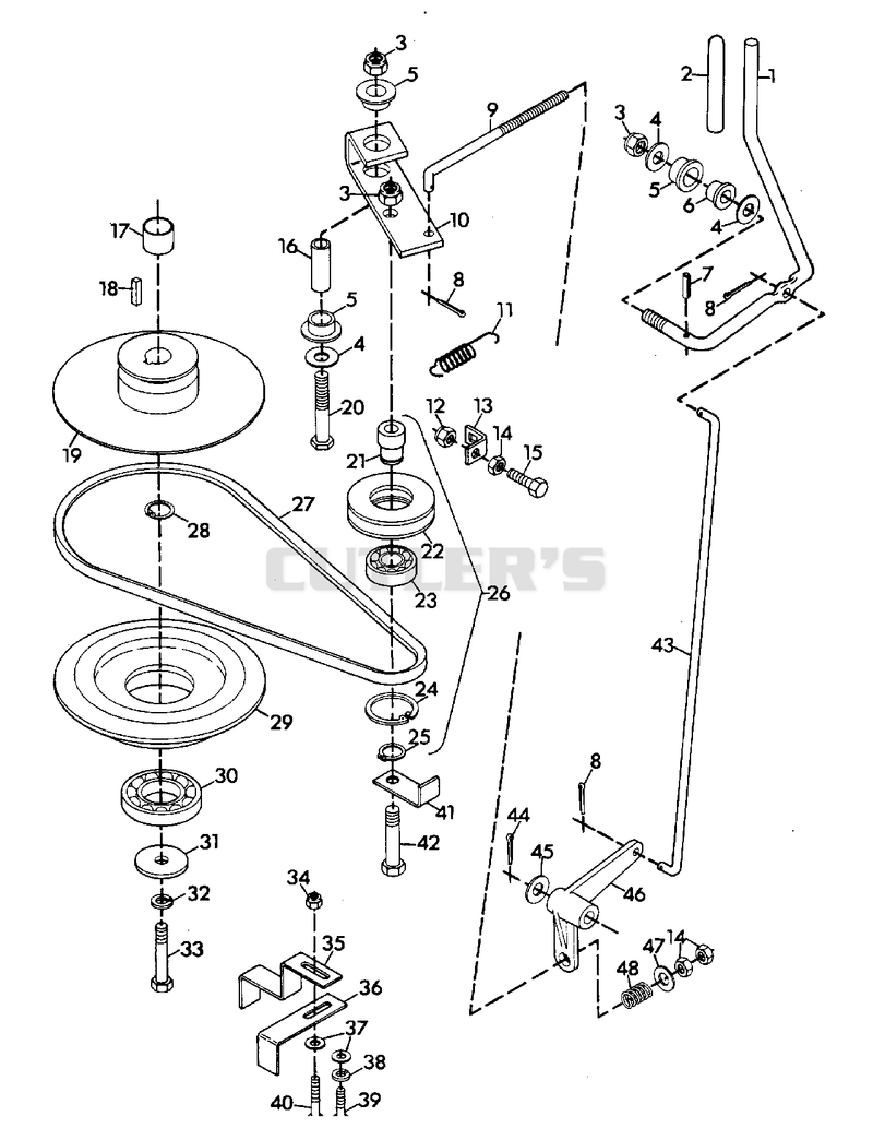 PTO CLUTCH LINKAGE