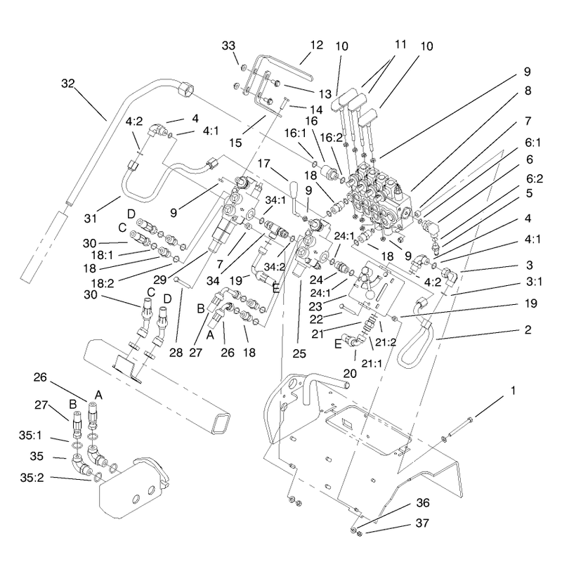 Hydraulic Valves Assembly
