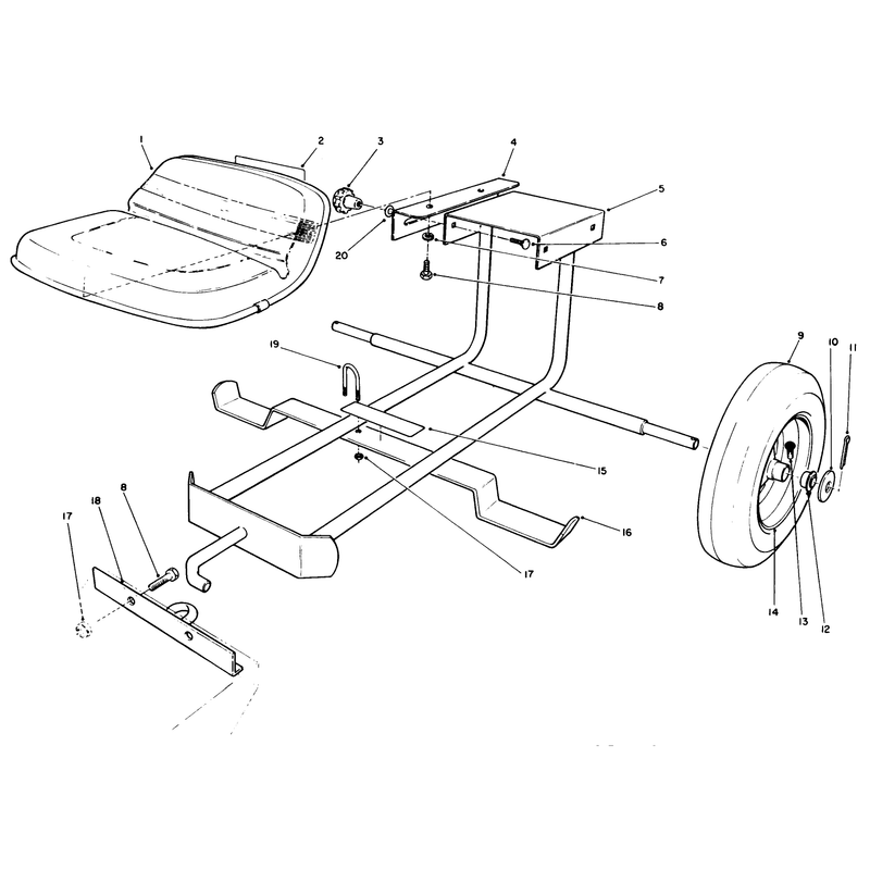Sulky Kit Model No30122 Optional