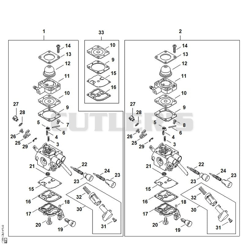 Carburetor C1M-S208, C1M-S146 California