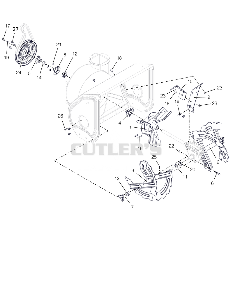 Auger And Impeller - 24"