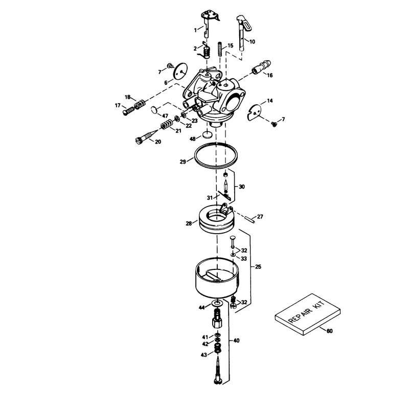 Carburetor No. 632334a