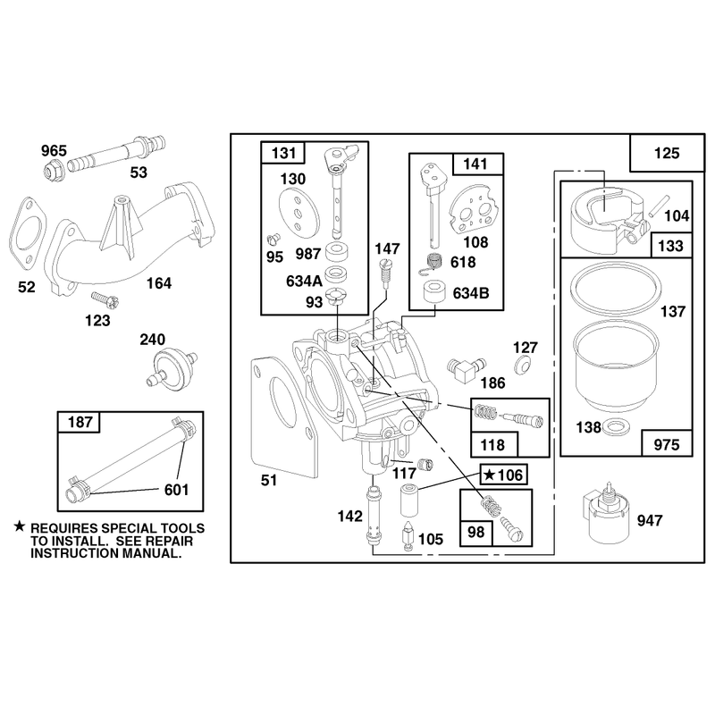 Engine Briggs and Stratton Model 28n777-0174-01
