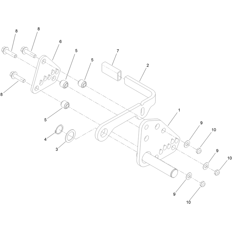 RH HOC Pivot Assembly