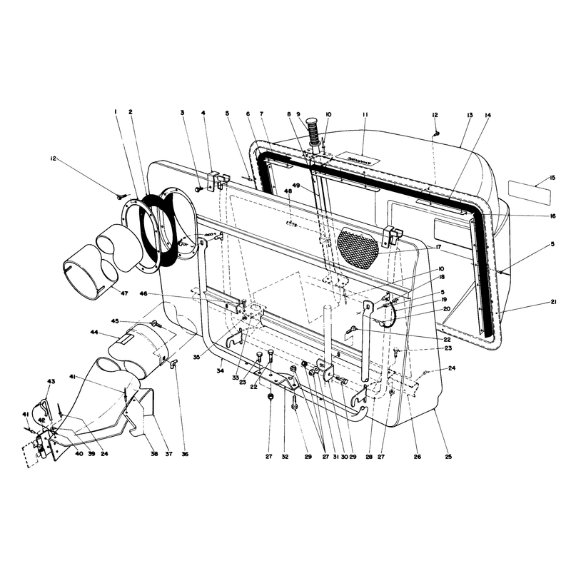 Easy-Empty Grass Catcher Model 59111 (optional)