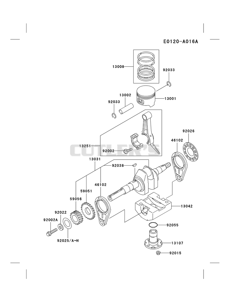 PISTON/CRANKSHAFT