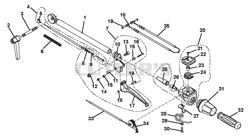 Right Hand Handlebar