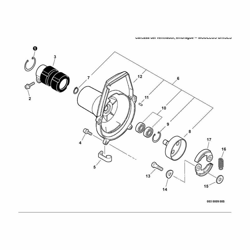 Fan Case, Clutch -- GRAY MODELS