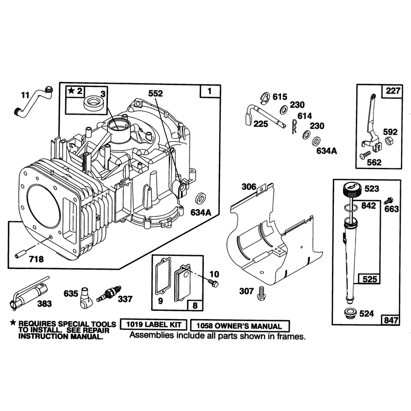 Engine Briggs and Stratton Model 28q777-0168-01