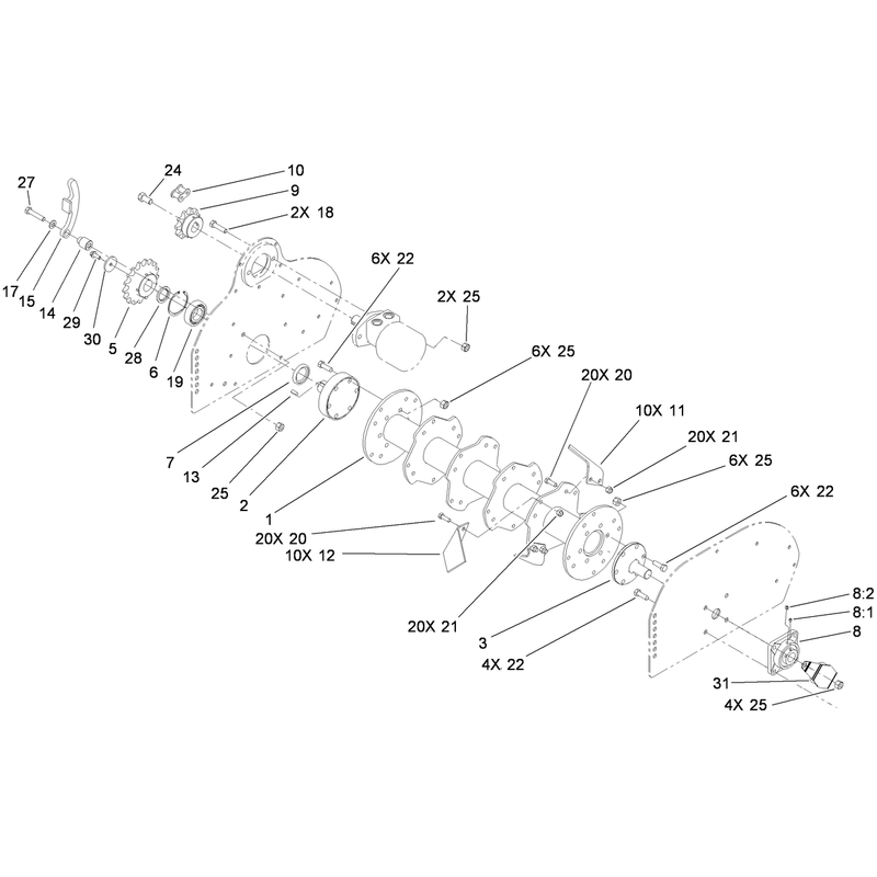 Rotor Blade Drive Assembly