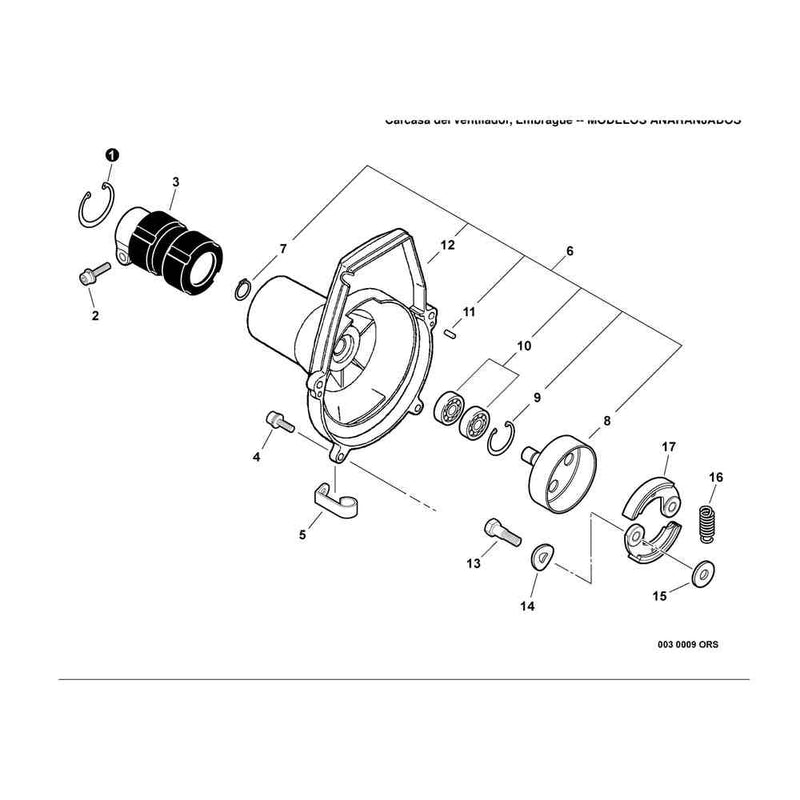 Fan Case, Clutch -- ORANGE MODELS