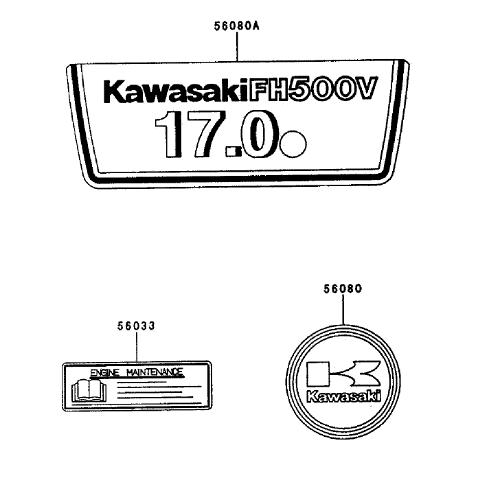 Decals Kawasaki FH500V-AS25