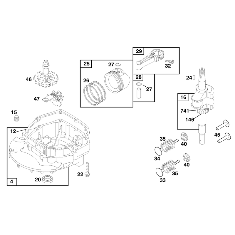 Engine Briggs and Stratton Model 12f802-1767-E1