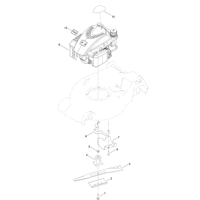 Engine and Blade Assembly