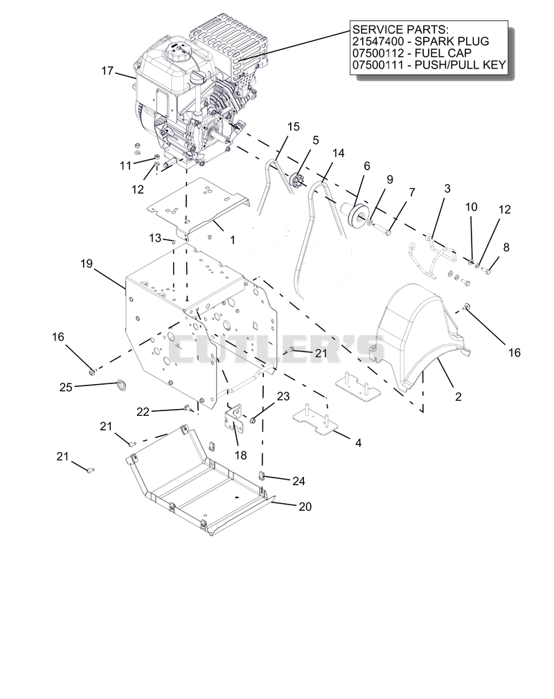 Engine And Frame