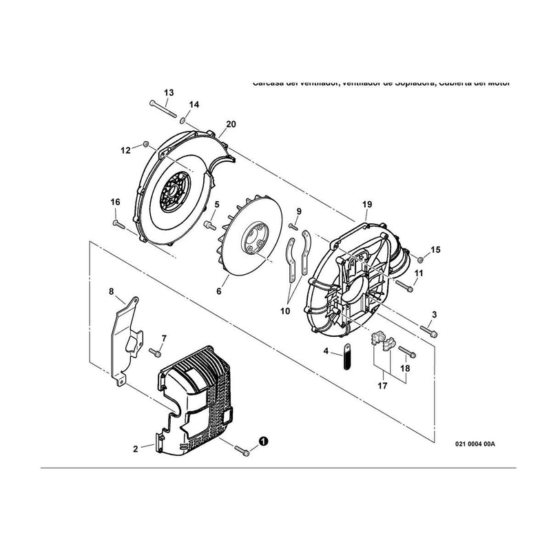 Fan Case, Blower Fan, Engine Cover