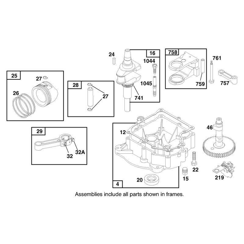 Engine Briggs and Stratton Model 28n707-0631-A1