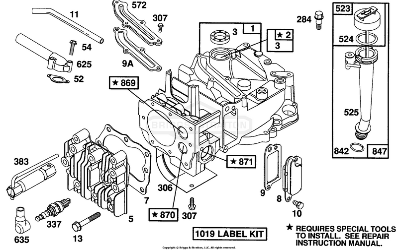 Cylinder,Cyl. Head,Oil Fill