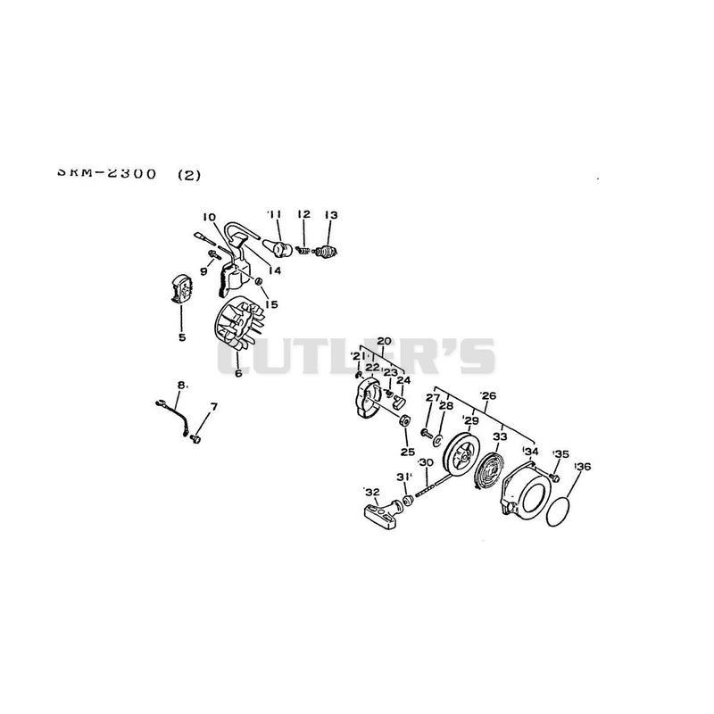 Clutch Ignition and Recoil Starter