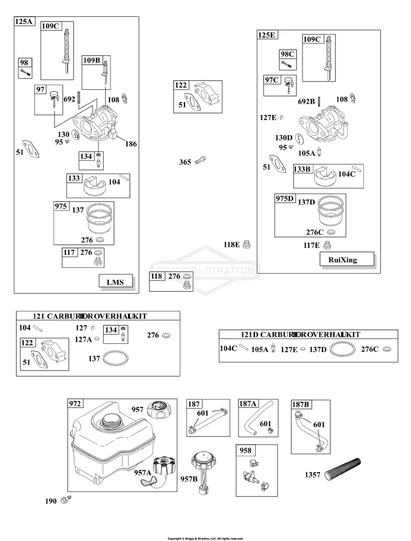 Carburetor, Fuel Supply