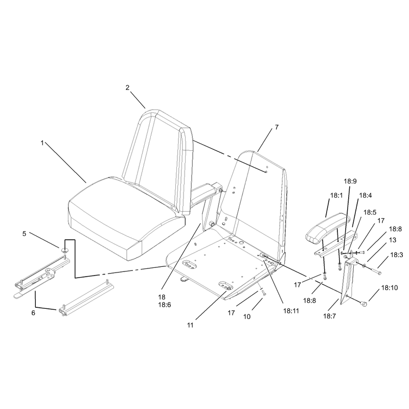 Seat Assembly No 1-633705