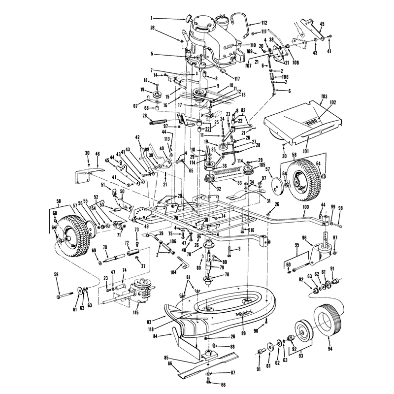 34in Hevi Duty Parts List